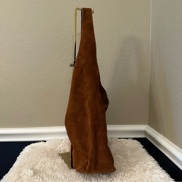 Quince Whiskey Brown Suede Hobo Bag - Picture 6 of 13